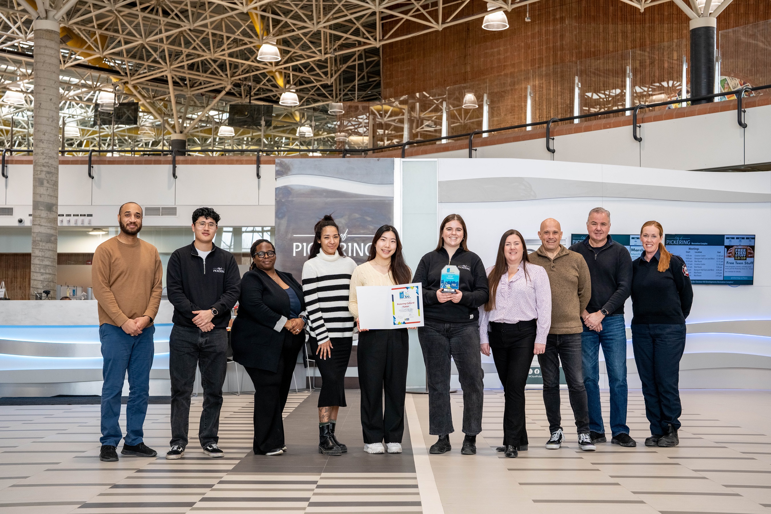 City of Pickering Staff with 2025 FEO Award